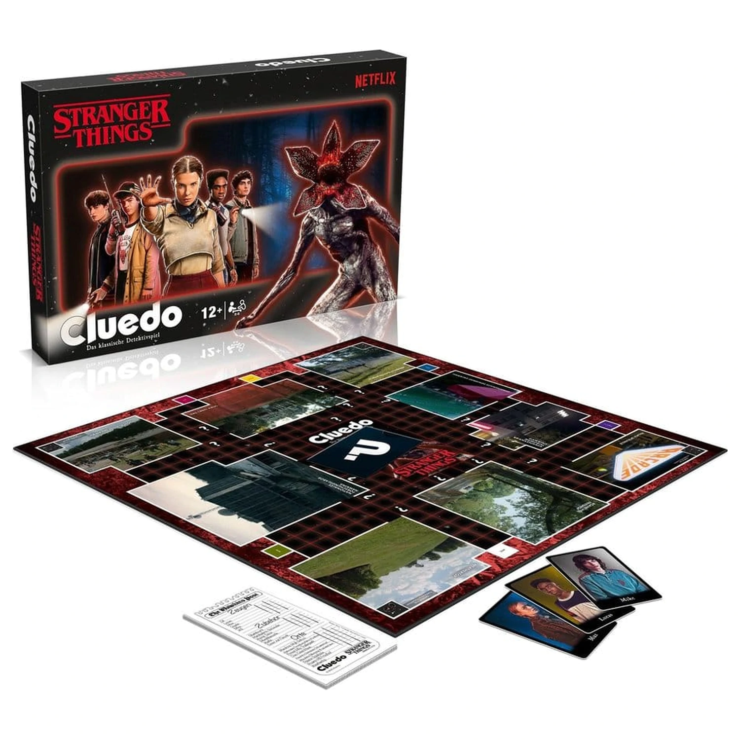 Stranger Things Board Game Clue *German Version* - Desková hra fotografii produktu