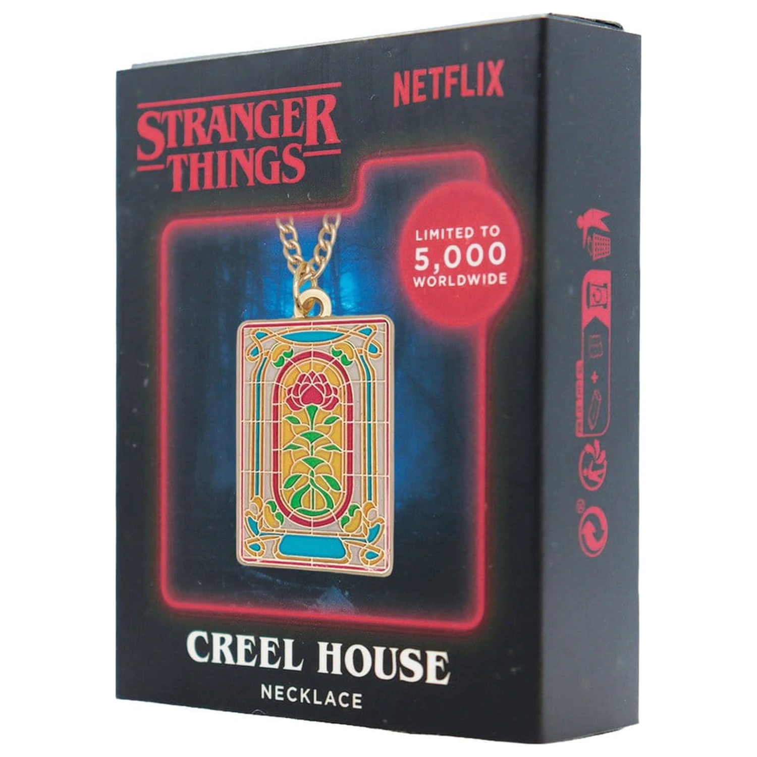 Stranger Things náhrdelník Creel House Window Limited Edition 3 x 2 cm fotografii produktu