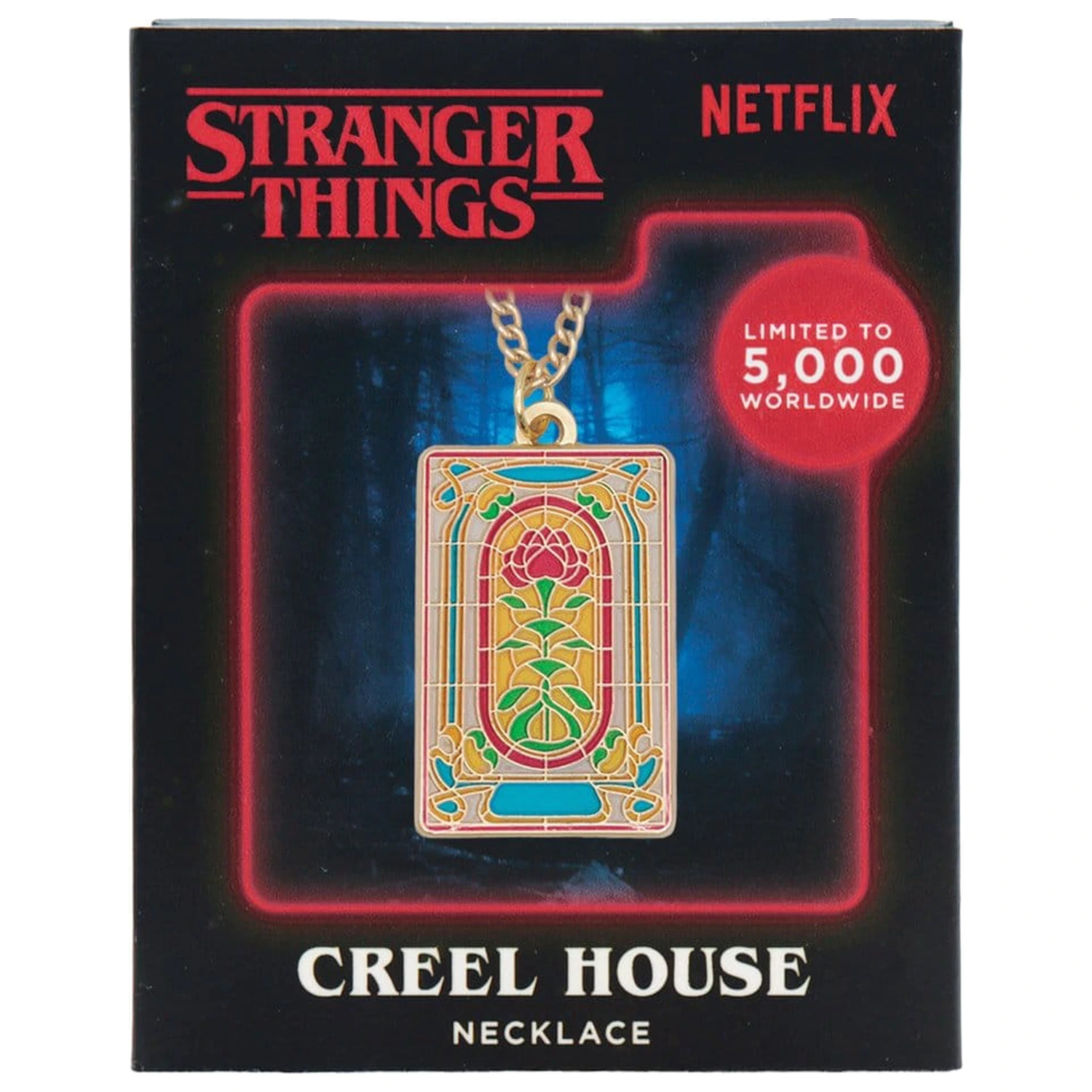 Stranger Things náhrdelník Creel House Window Limited Edition 3 x 2 cm fotografii produktu