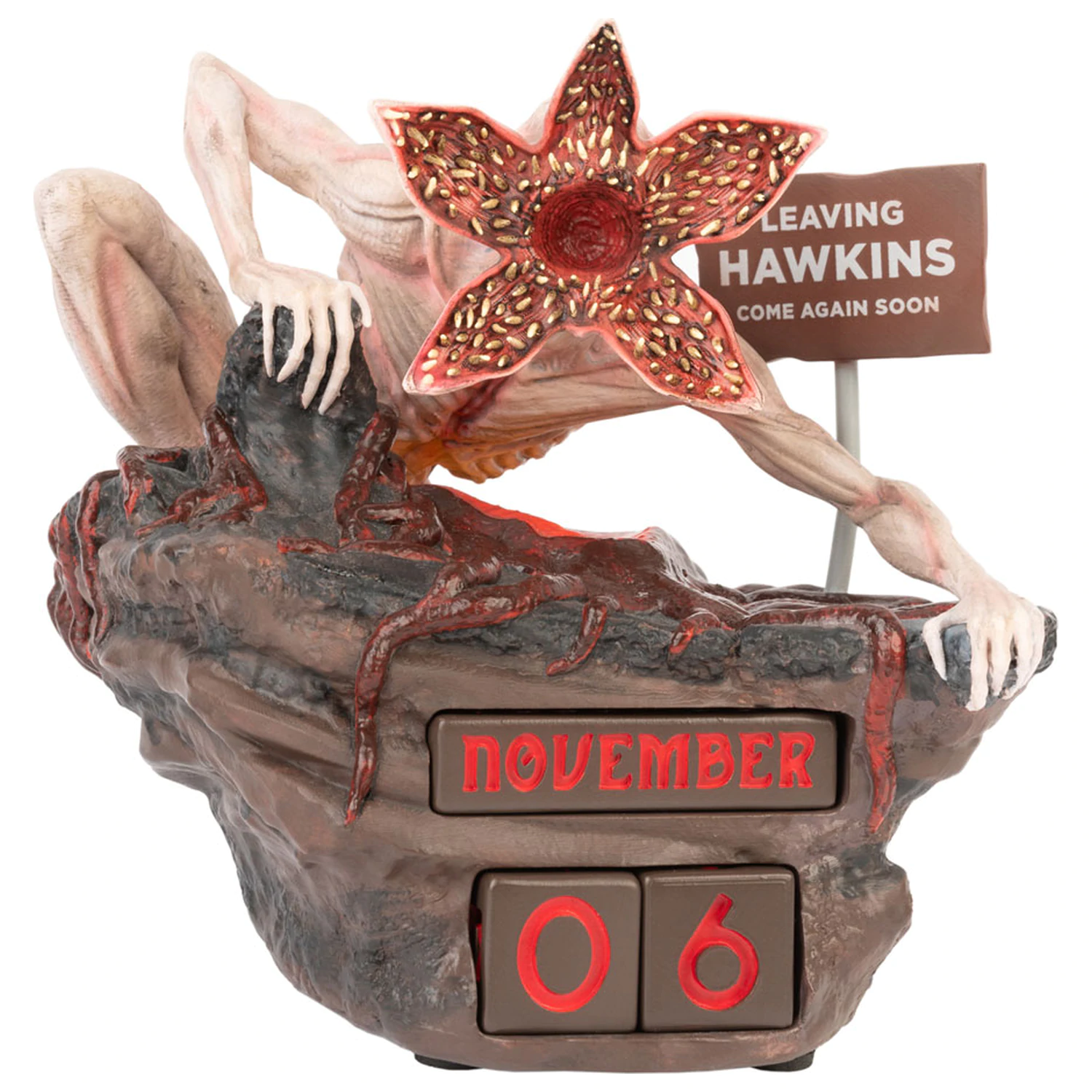 Stranger Things Demogorgon 3D věčný kalendář fotografii produktu