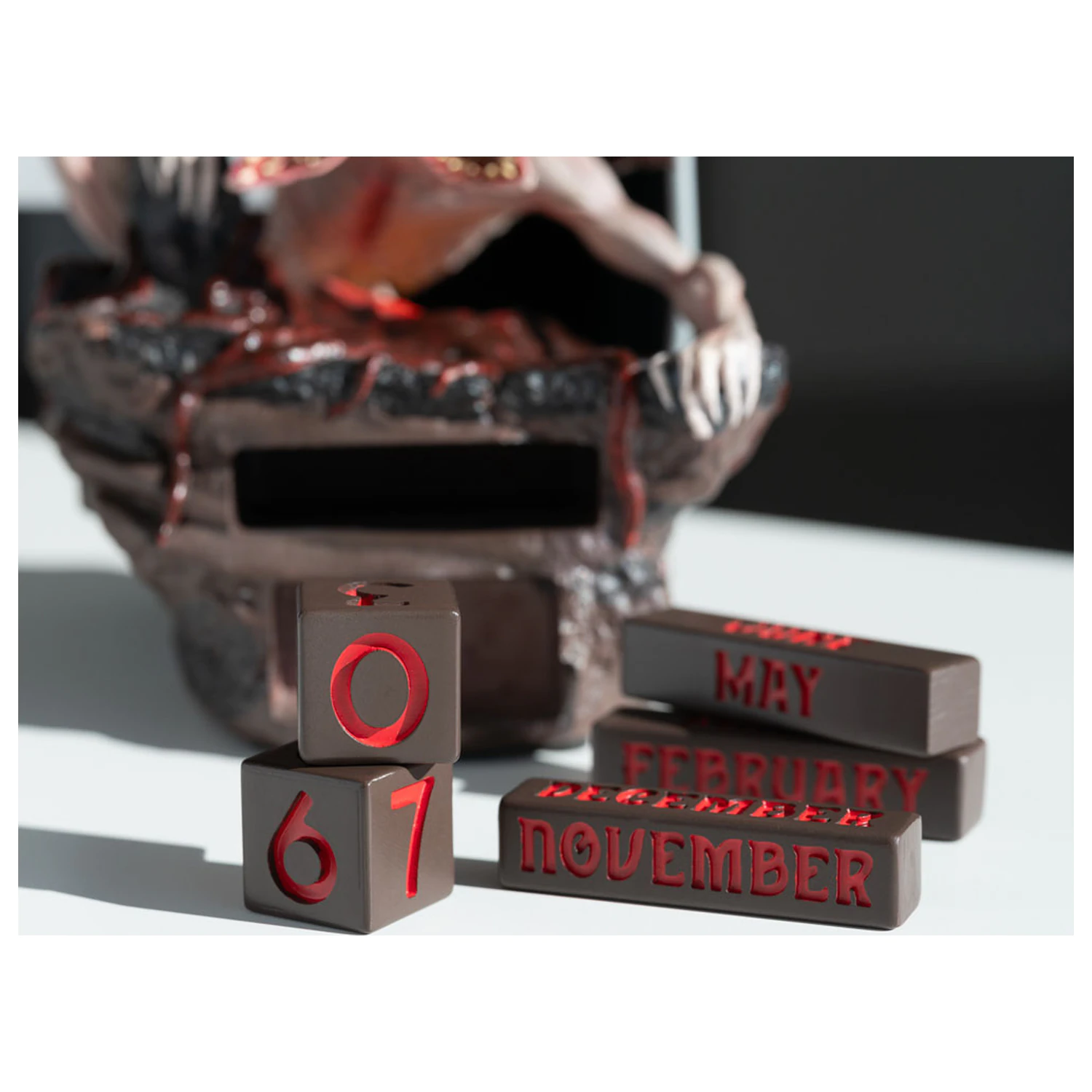Stranger Things Demogorgon 3D věčný kalendář fotografii produktu
