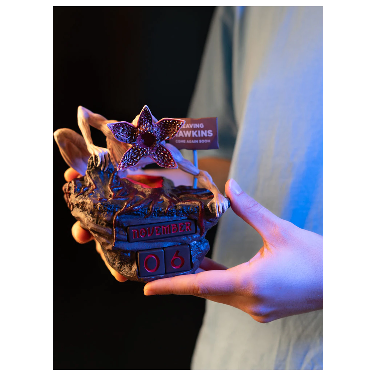 Stranger Things Demogorgon 3D věčný kalendář fotografii produktu