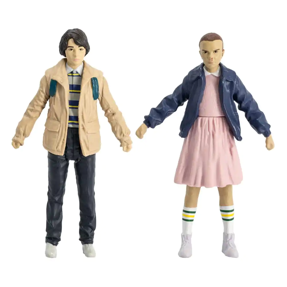 Akční figurky Stranger Things Eleven a Mike Wheeler 8 cm fotografii produktu