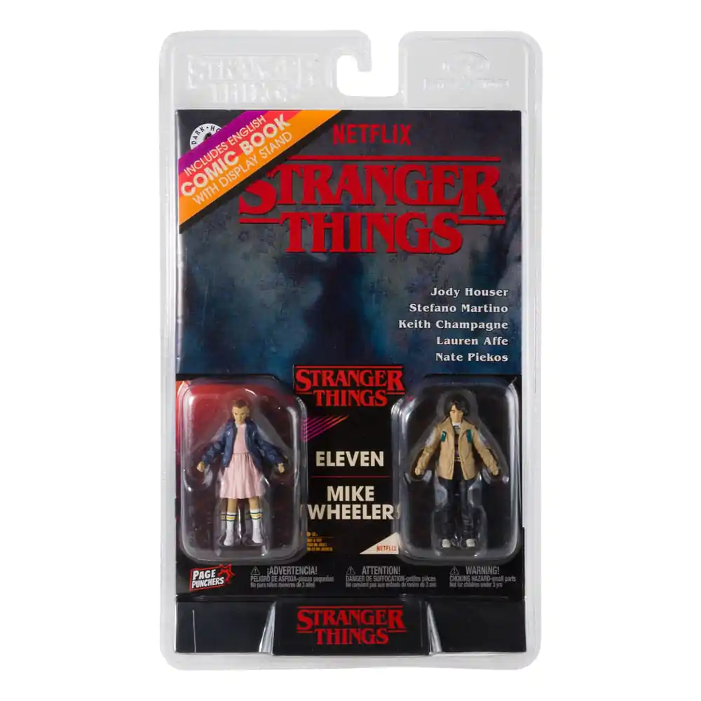 Akční figurky Stranger Things Eleven a Mike Wheeler 8 cm fotografii produktu