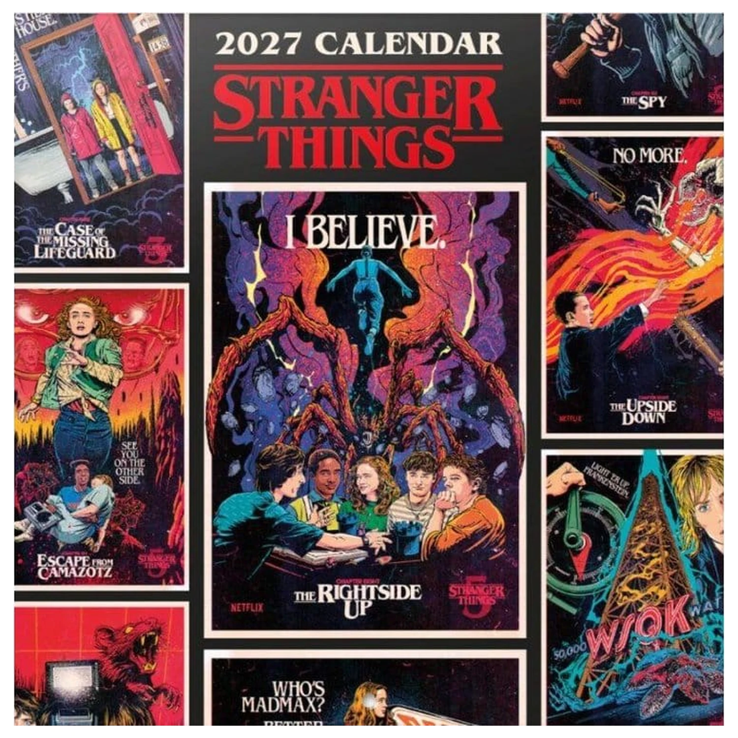 Stranger Things Nástěnný Kalendář 2027 30 x 30 cm fotografii produktu