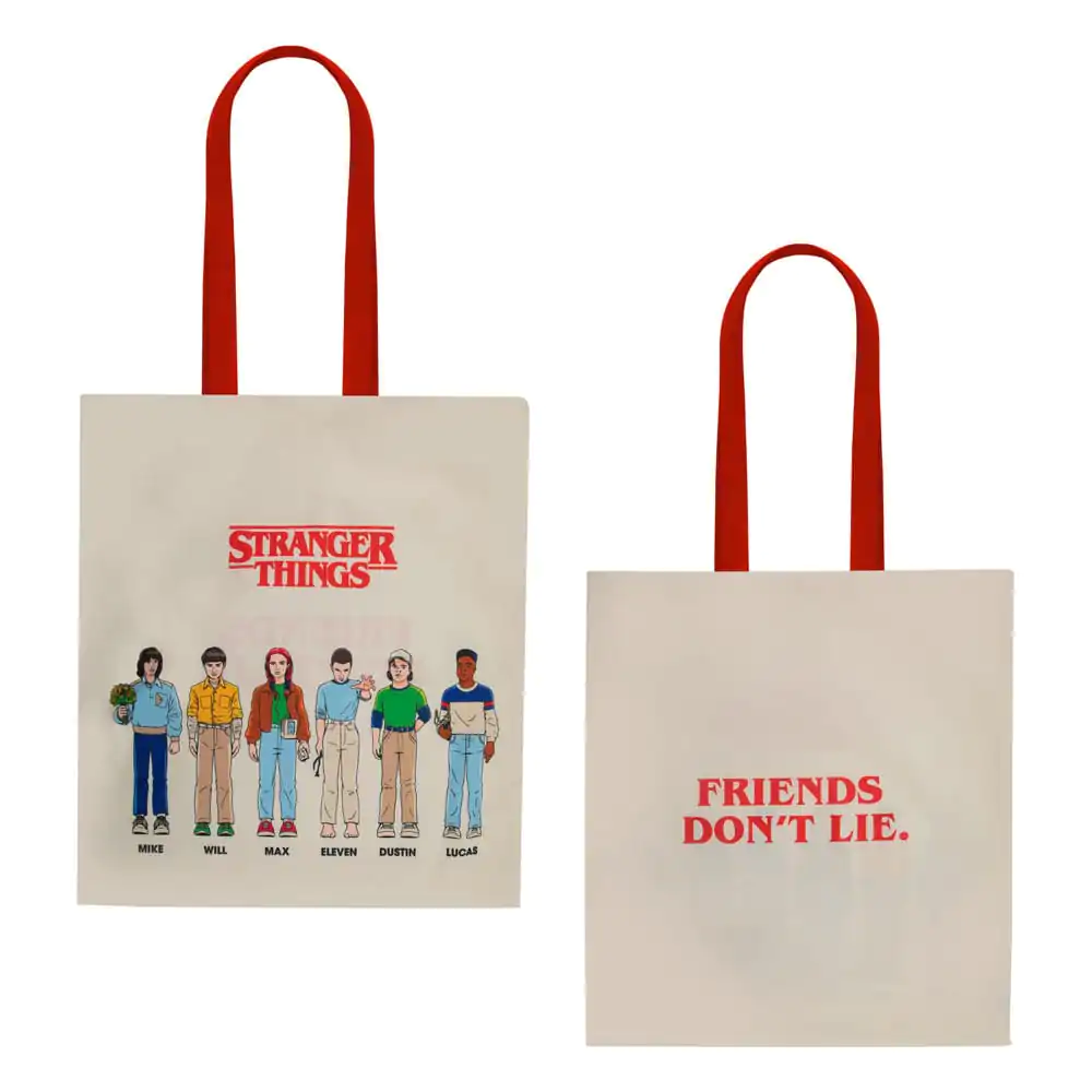 Nákupní taška Stranger Things Friends Don't Lie fotografii produktu