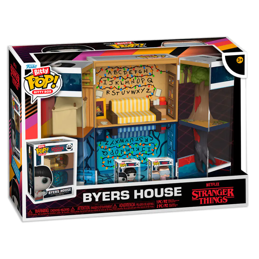 Stranger Things Bitty Funko POP figurky v krabicích Byers House fotografii produktu