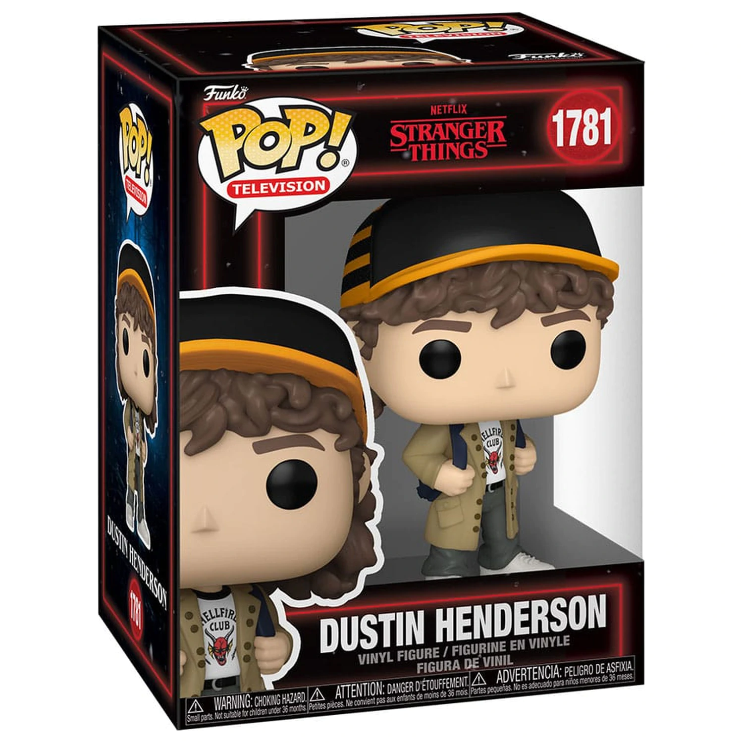 Stranger Things Funko POP! Television Vinylová Figurka Dustin Henderson 9 cm [POŠKOZENÝ OBAL] fotografii produktu