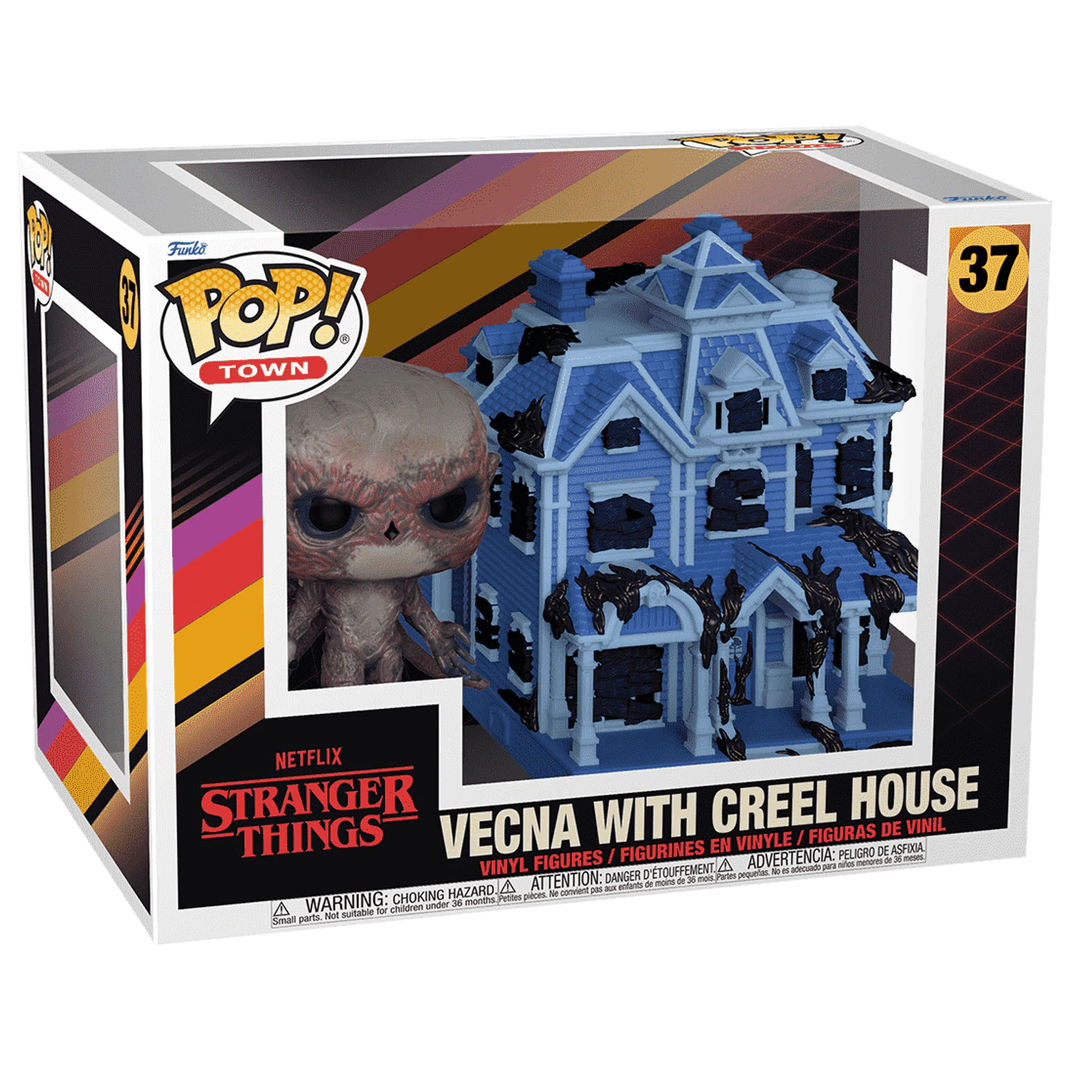 Stranger Things POP! Town vinylová figurka Vecna s Creel House 9 cm fotografii produktu