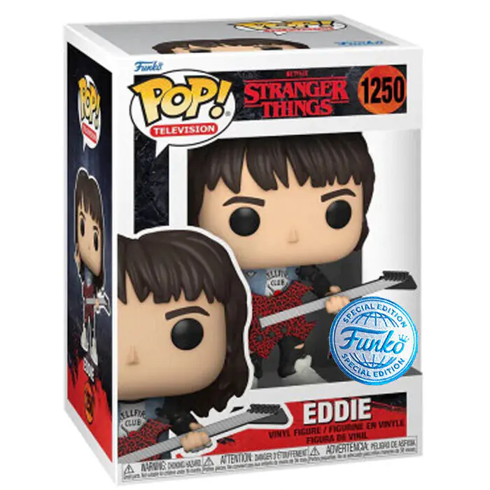 Stranger Things POP! TV vinylová figurka Eddie s kytarou Speciální edice 9 cm fotografii produktu