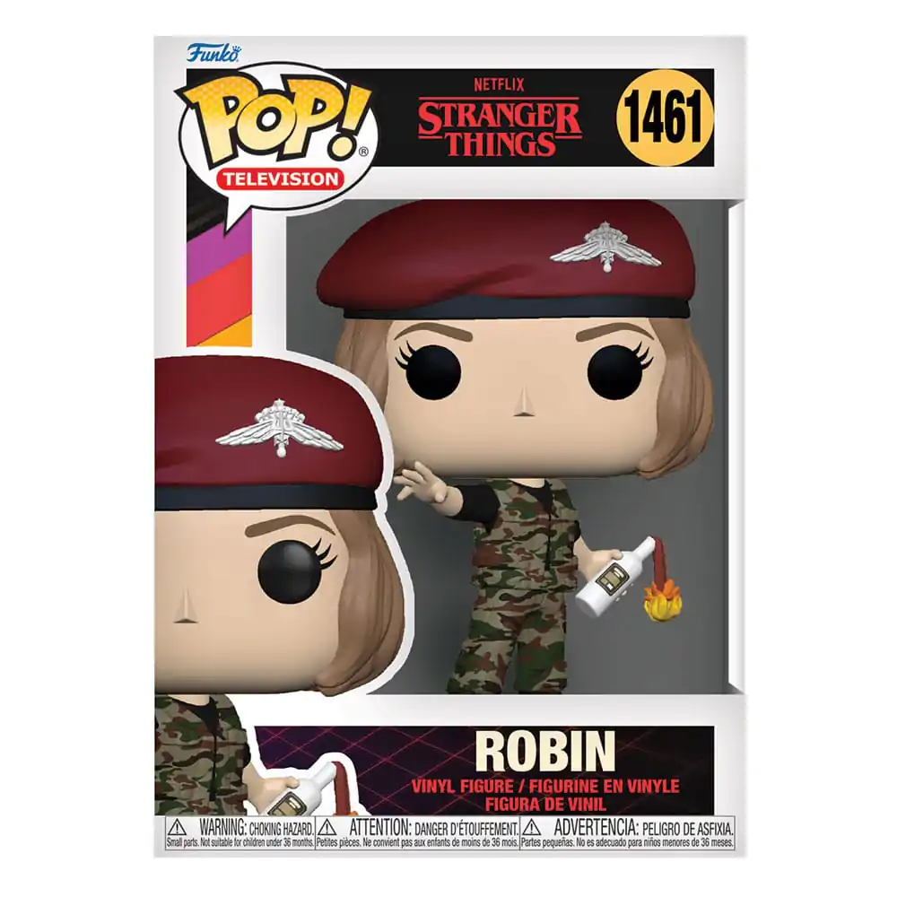 Stranger Things POP! TV vinylová figurka Hunter Robin s koktejlem 9 cm fotografii produktu