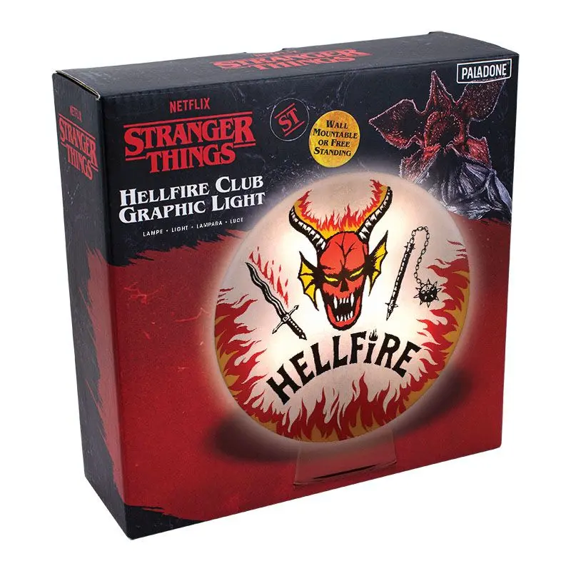 Lampa Stranger Things Hellfire Club Logo 20 cm fotografii produktu