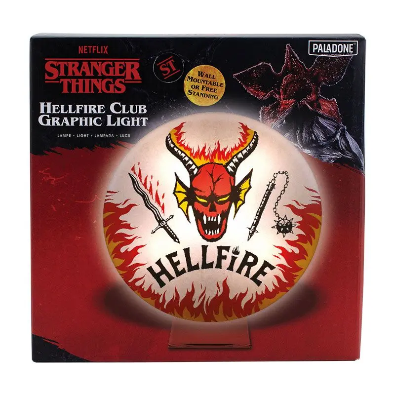 Lampa Stranger Things Hellfire Club Logo 20 cm fotografii produktu