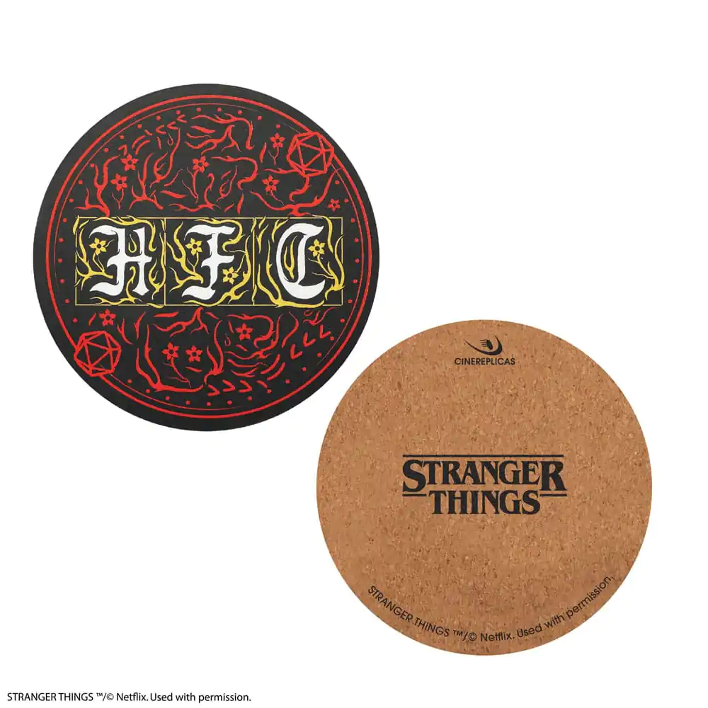 Stranger Things Podtácky 4-Pack Hellfire Club fotografii produktu