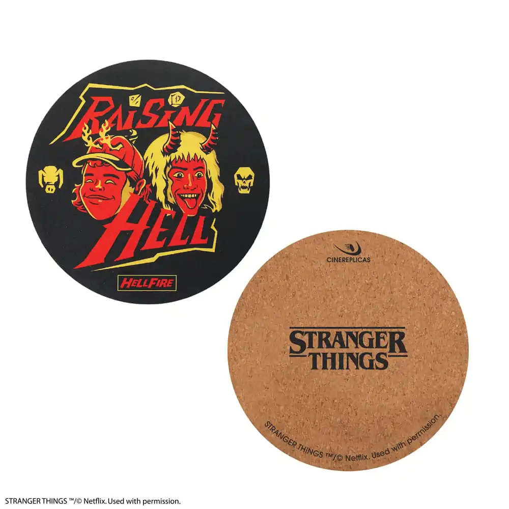 Stranger Things Podtácky 4-Pack Hellfire Club fotografii produktu