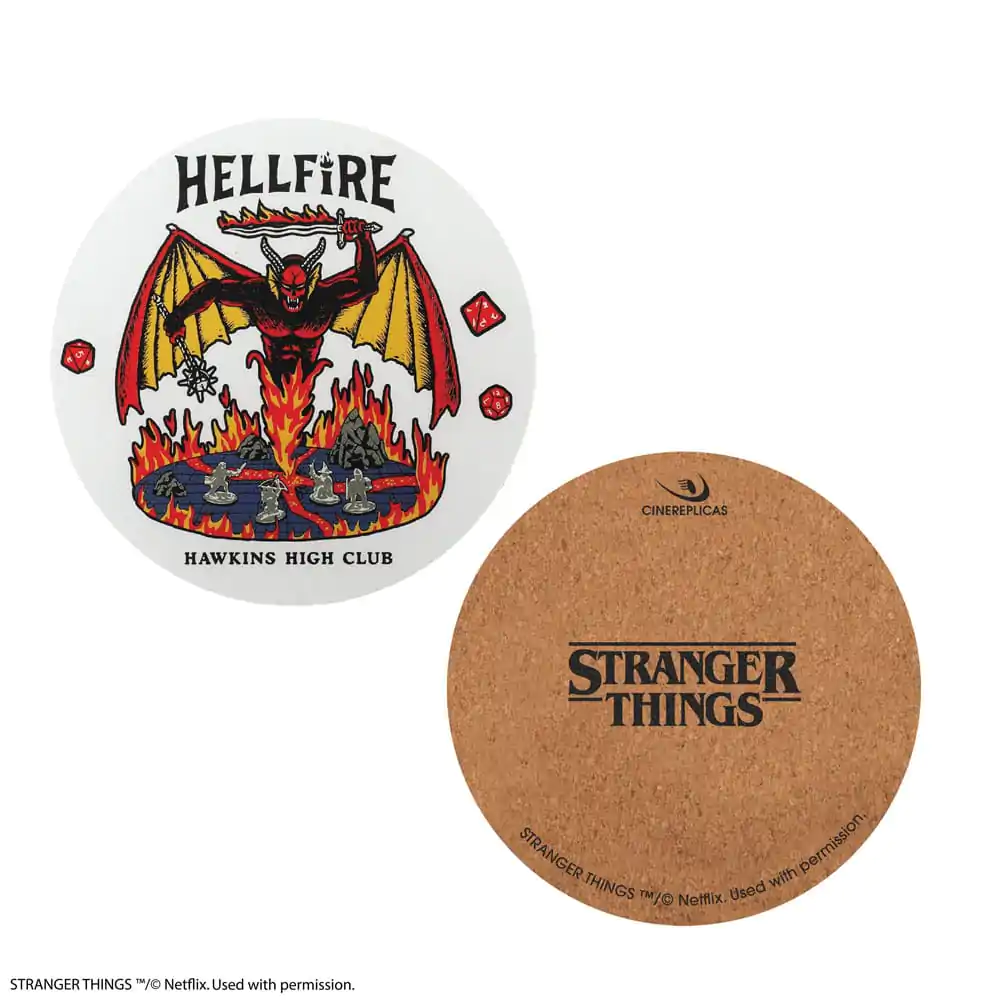 Stranger Things Podtácky 4-Pack Hellfire Club fotografii produktu