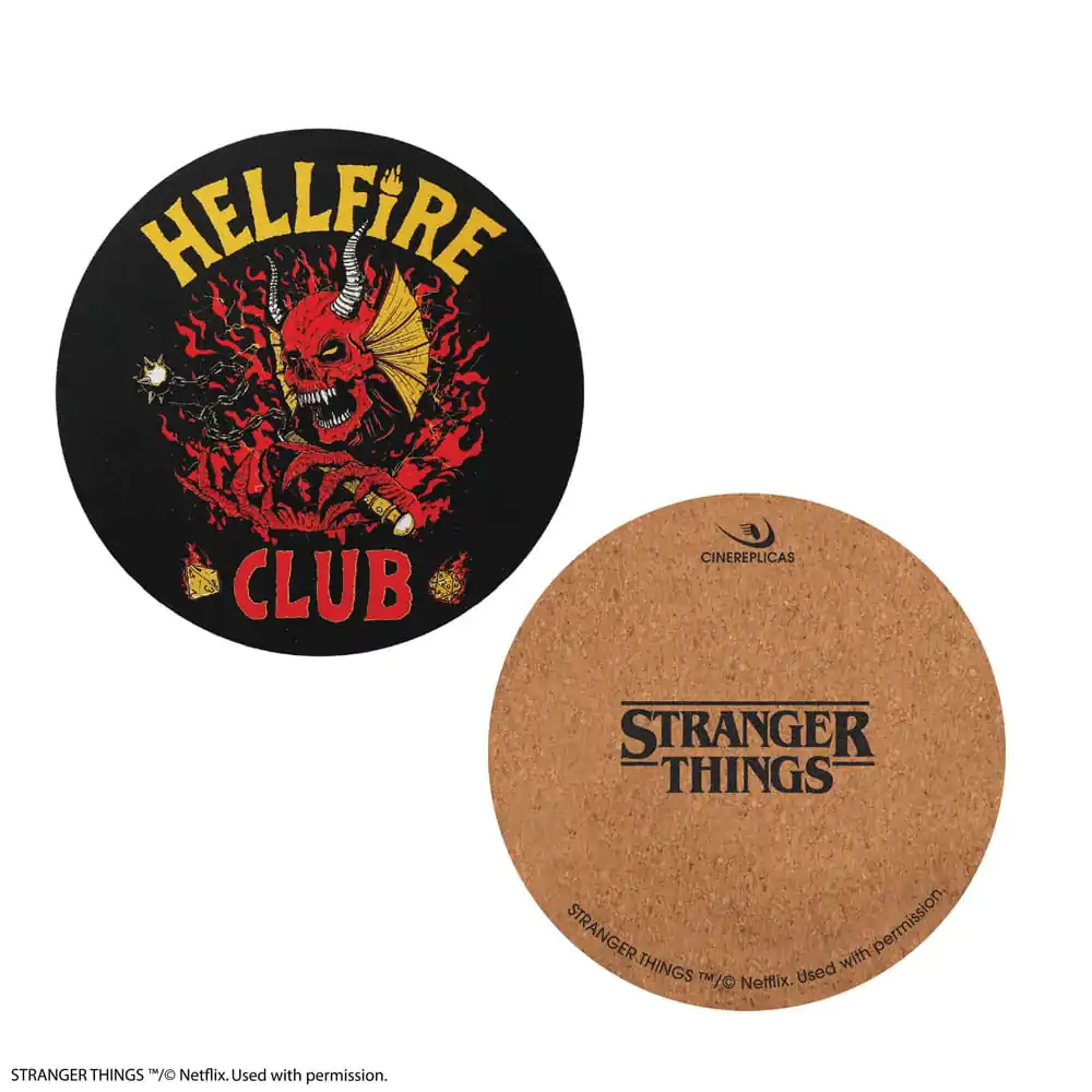 Stranger Things Podtácky 4-Pack Hellfire Club fotografii produktu