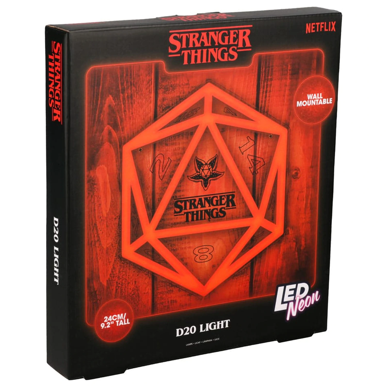 Stranger Things 5 LED nástěnná lampa neon fotografii produktu