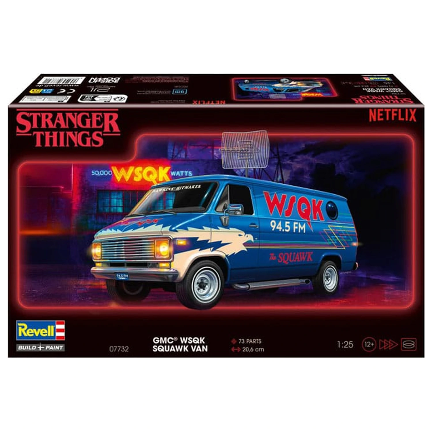 Stranger Things Model Kit 1/25 Squawk Van 21 cm fotografii produktu