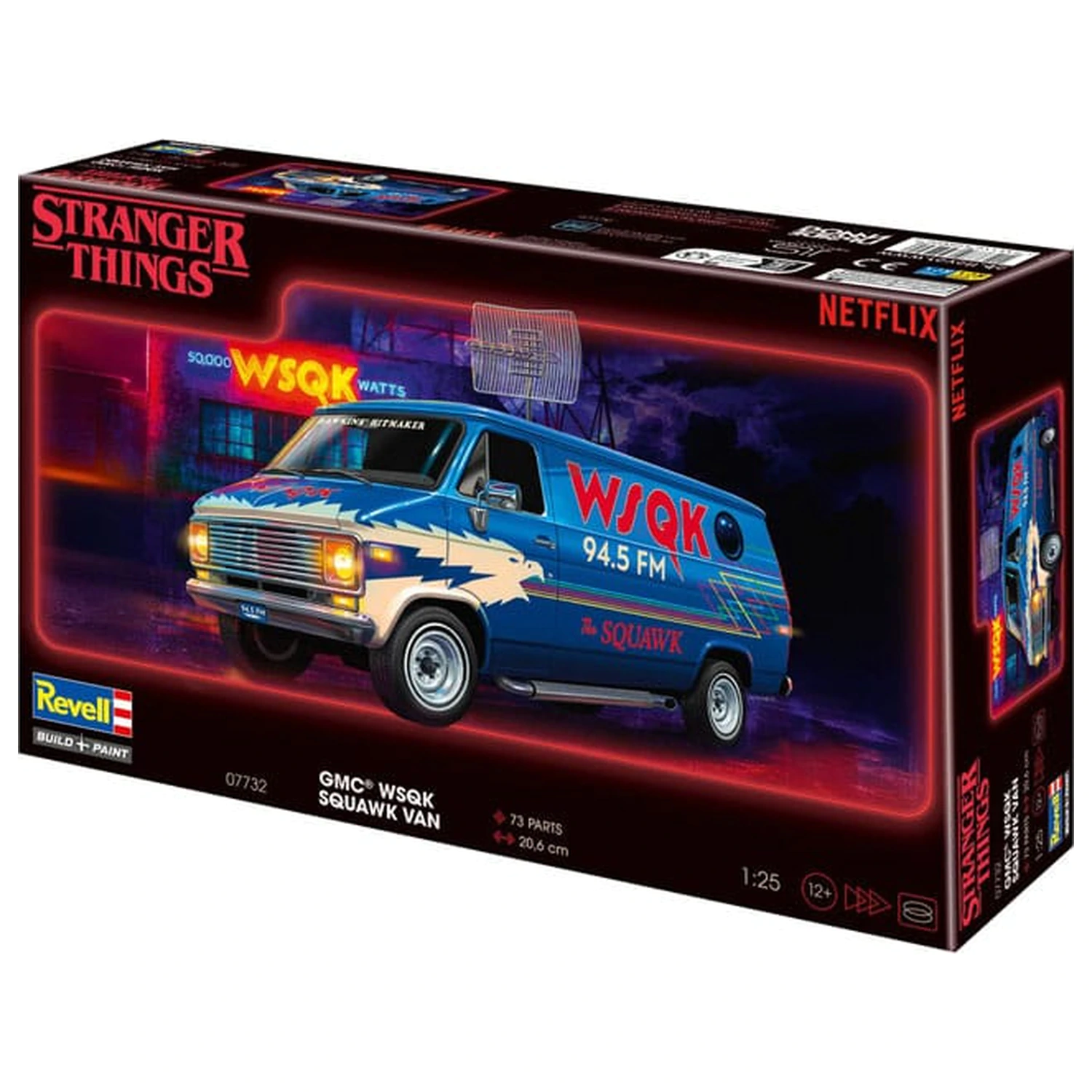 Stranger Things Model Kit 1/25 Squawk Van 21 cm fotografii produktu