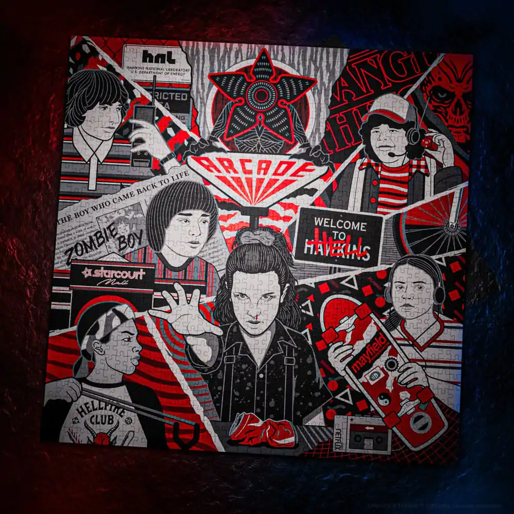Stranger Things multi-dimensional puzzle (1000 dílků) fotografii produktu