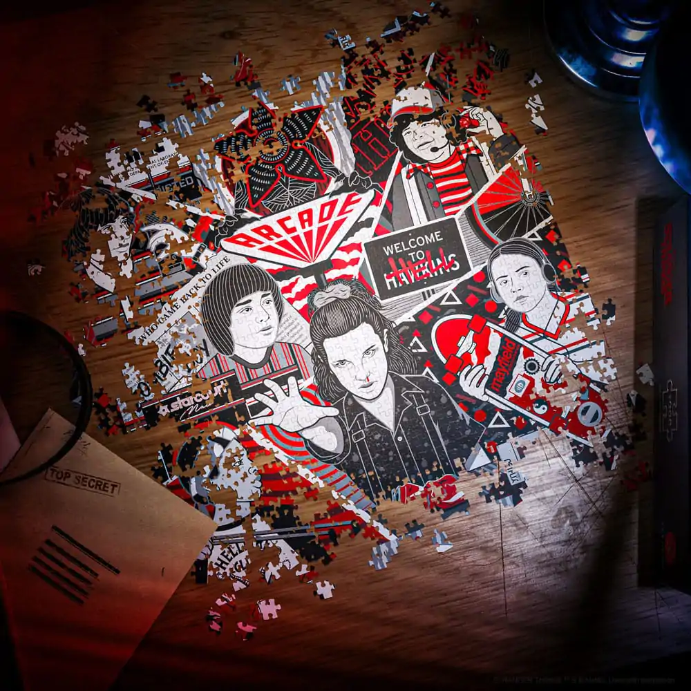 Stranger Things multi-dimensional puzzle (1000 dílků) fotografii produktu