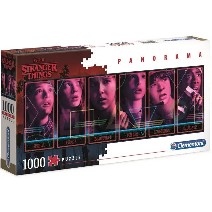 Stranger Things Panoramatické Puzzle Postavy fotografii produktu