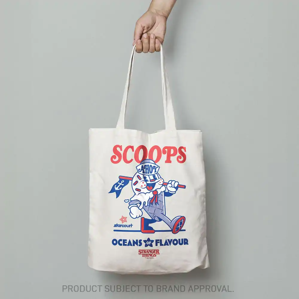 Stranger Things Tote Bag Nákupní taška Scoops Ahoy fotografii produktu