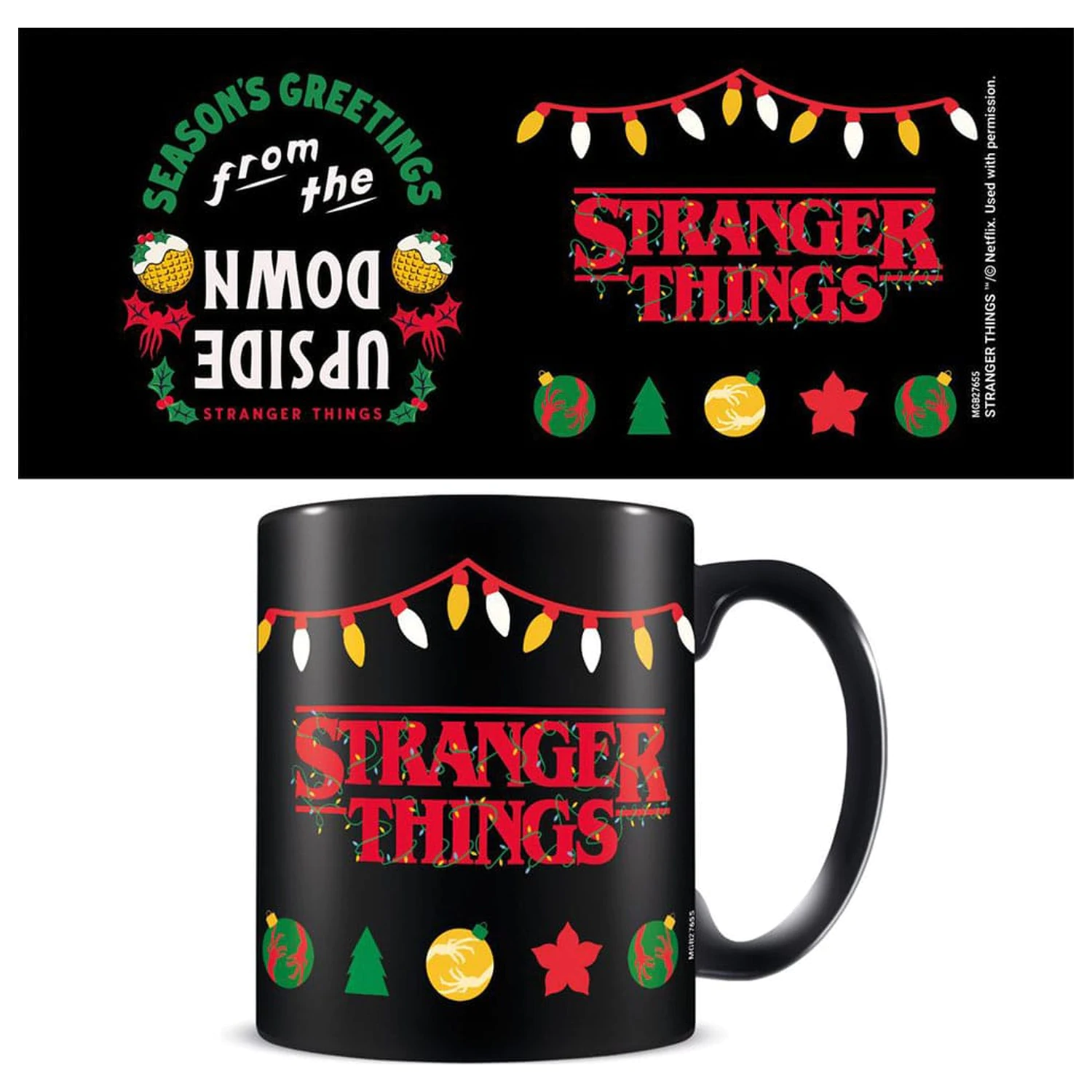 Stranger Things Hrneček Seasons Greetings Upside Down fotografii produktu