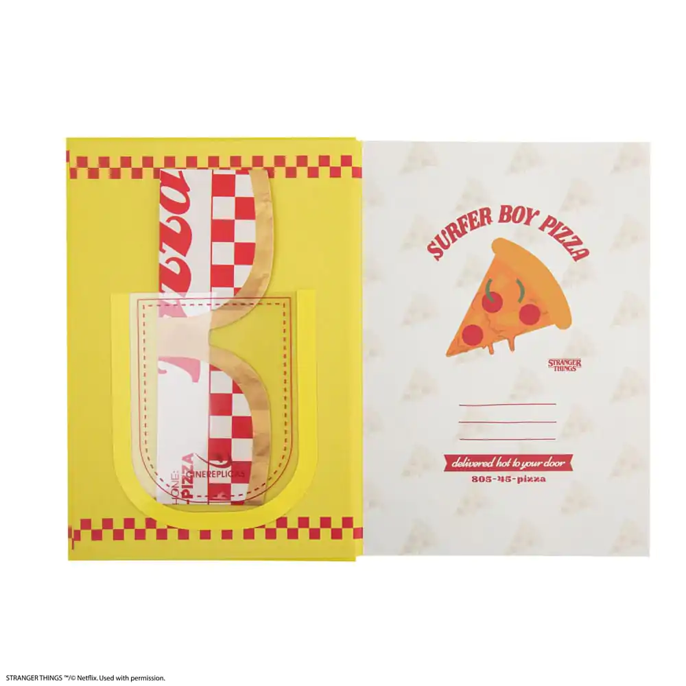 Stranger Things sešit Surfer Boy Pizza Hardcover fotografii produktu