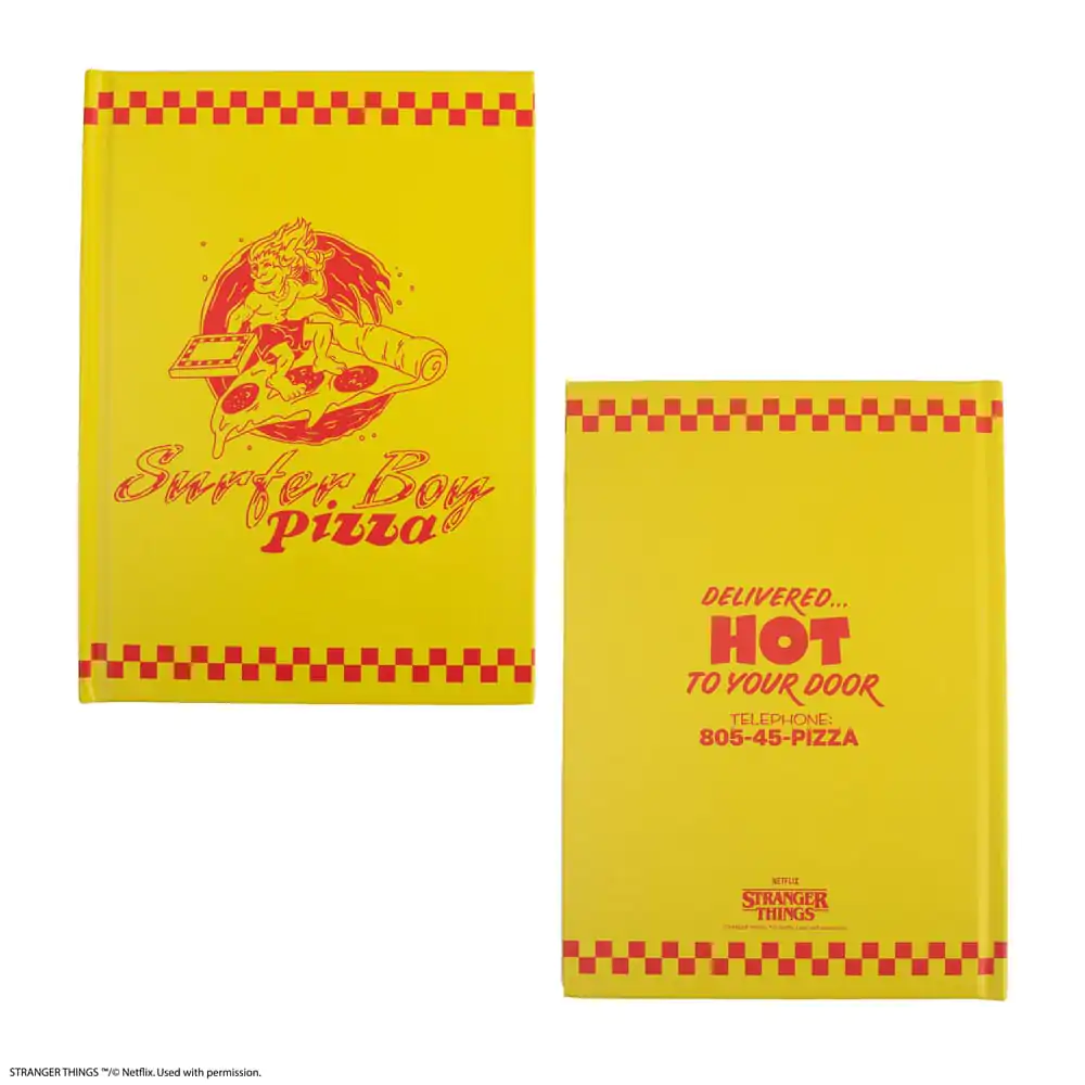 Stranger Things sešit Surfer Boy Pizza Hardcover fotografii produktu