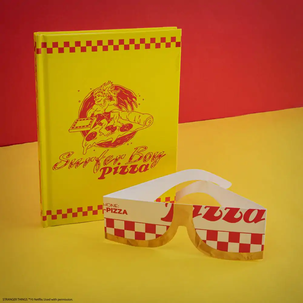 Stranger Things sešit Surfer Boy Pizza Hardcover fotografii produktu