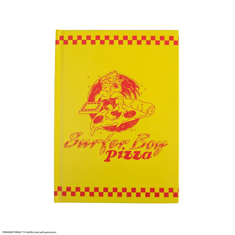 Stranger Things sešit Surfer Boy Pizza Hardcover fotografii produktu