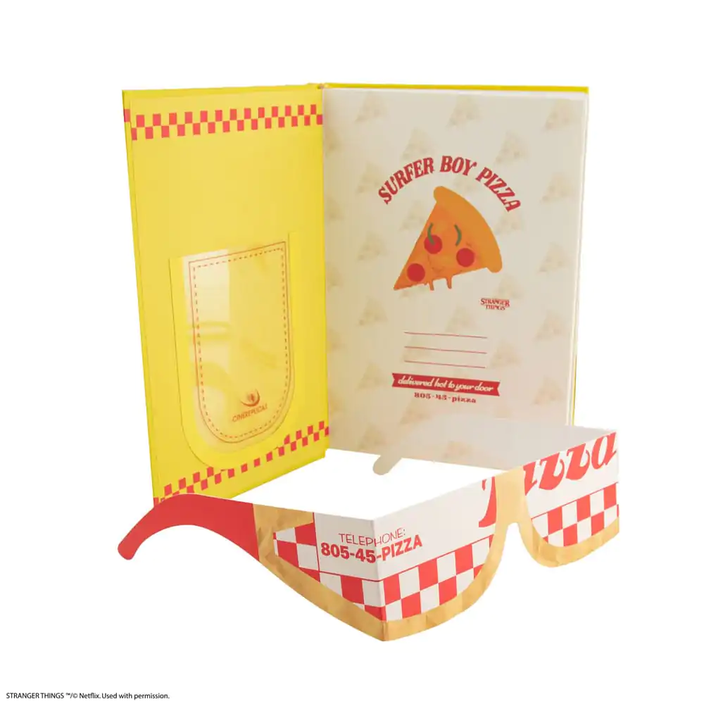 Stranger Things sešit Surfer Boy Pizza Hardcover fotografii produktu