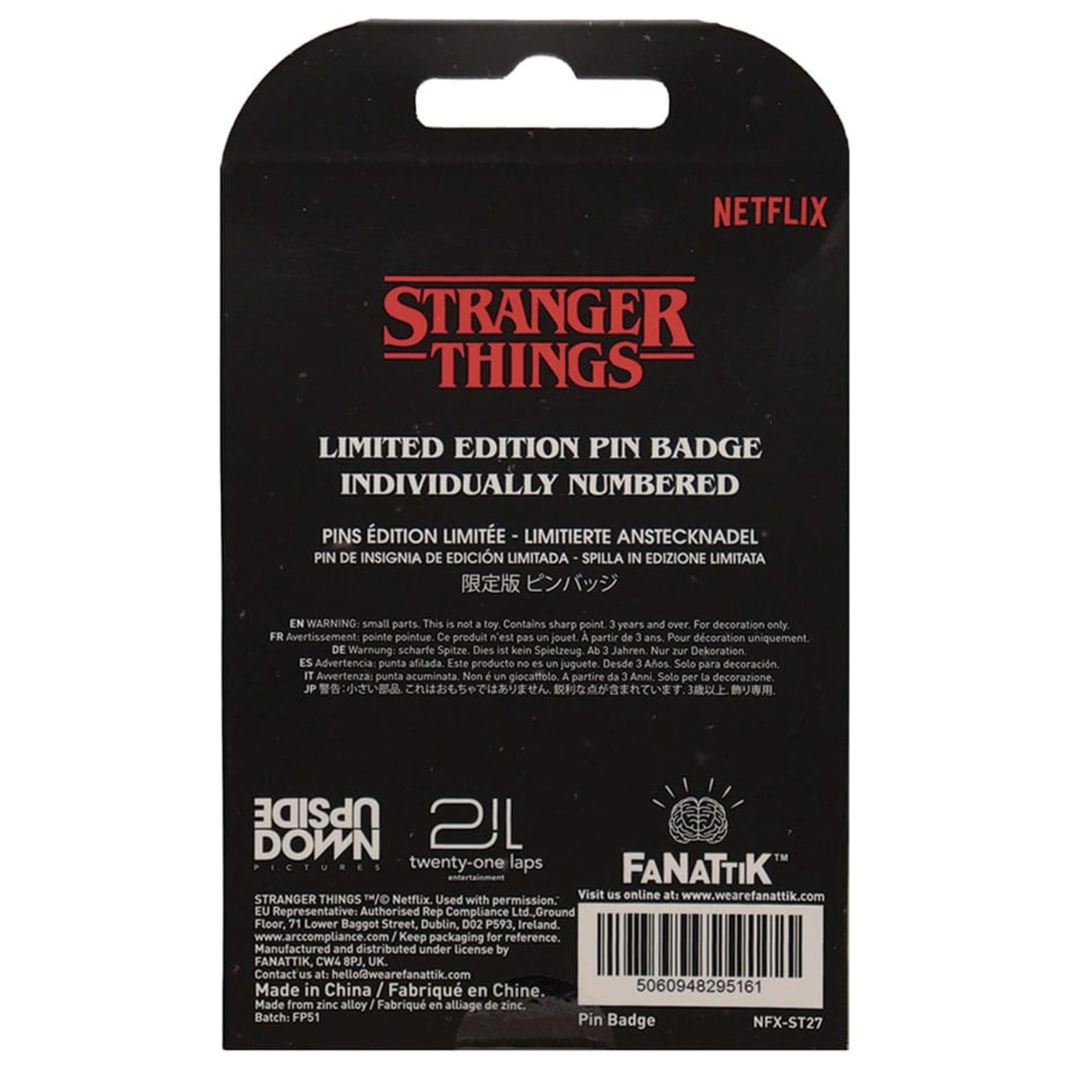 Stranger Things Pin Odznak The Squawk Limitovaná edice fotografii produktu