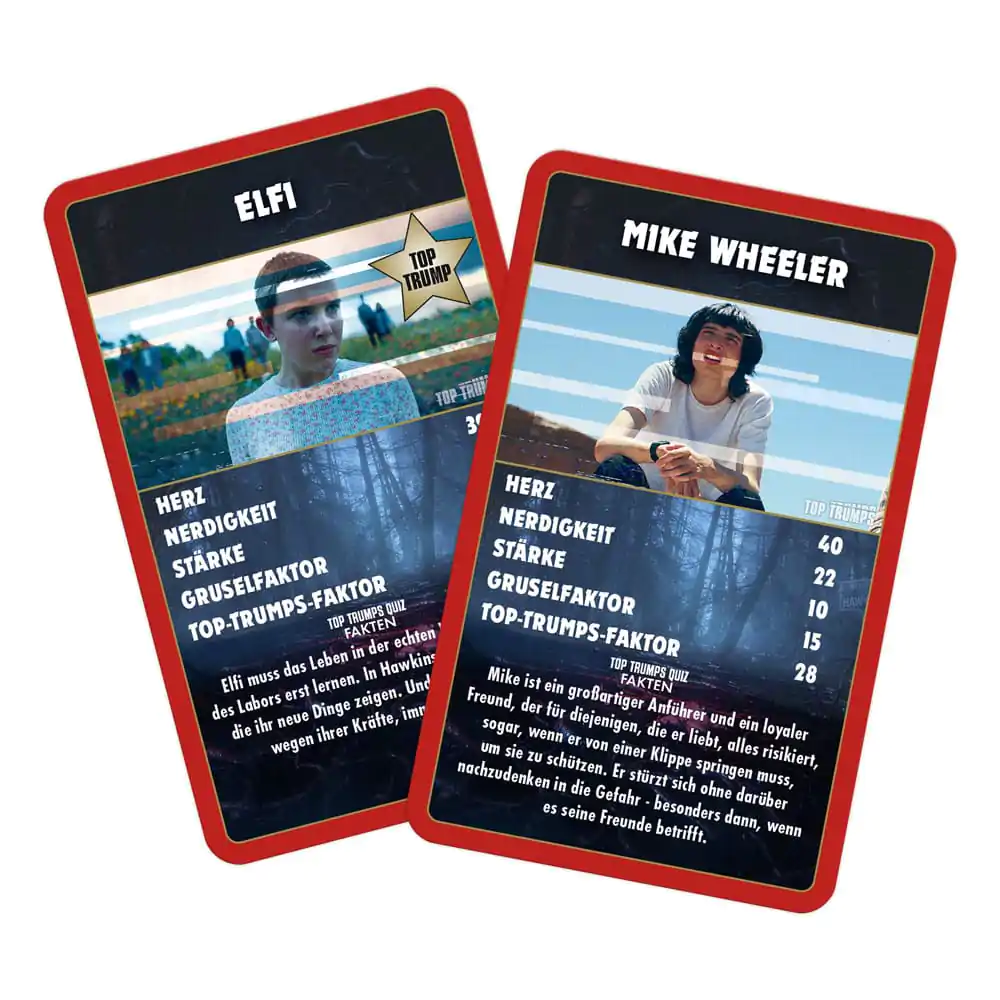 Stranger Things karetní hra Top Trumps Collectables *Německá verze* fotografii produktu