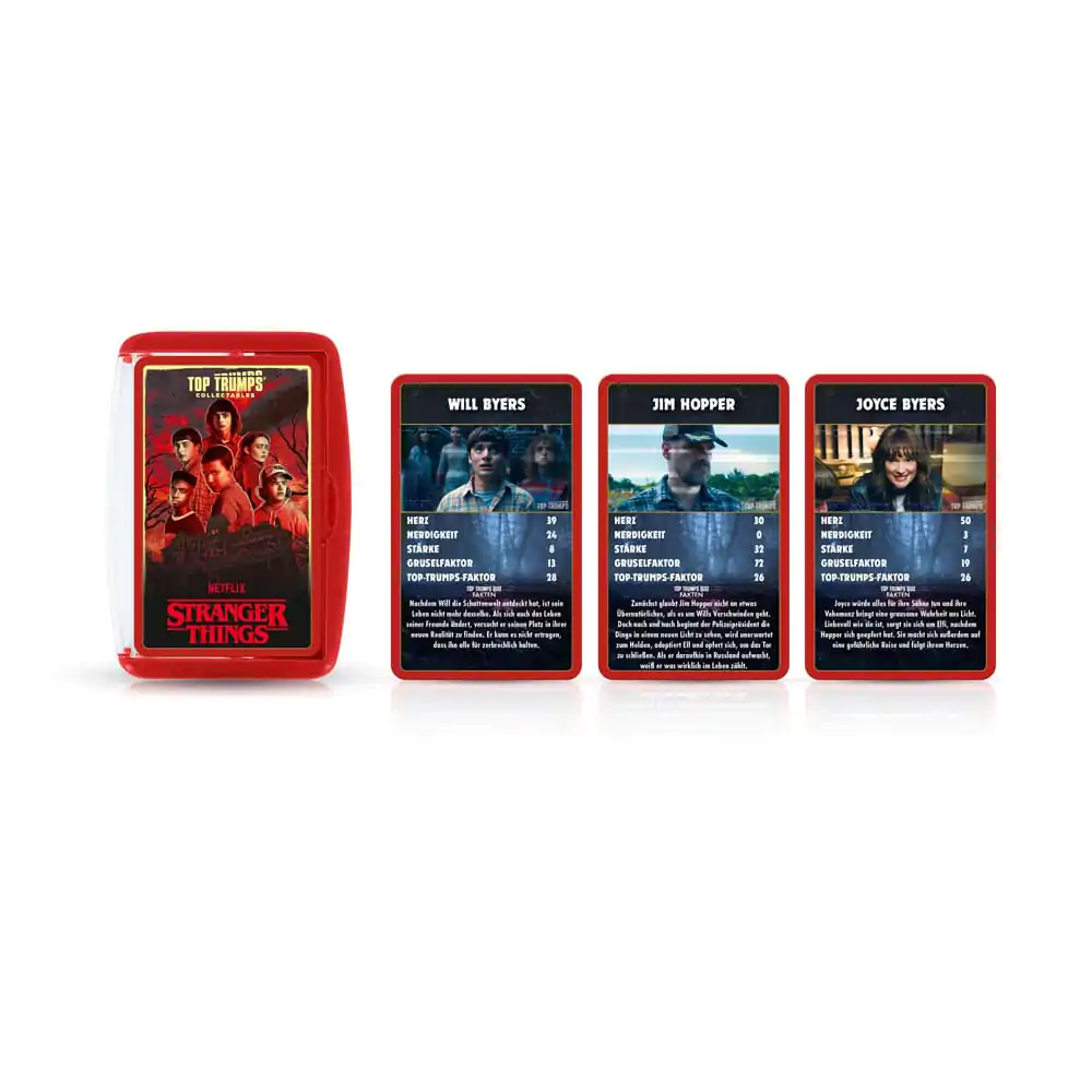 Stranger Things karetní hra Top Trumps Collectables *Německá verze* fotografii produktu