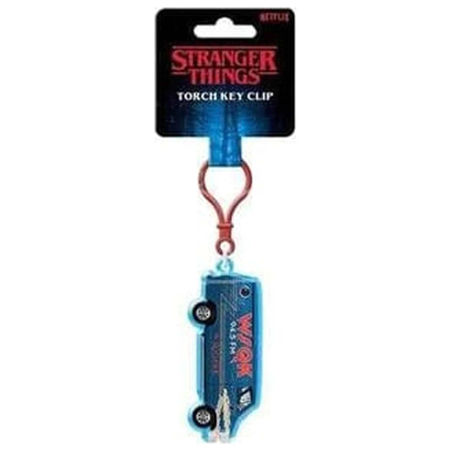 Stranger Things Svítilna na klíče klip klíčenka WSQK Van fotografii produktu