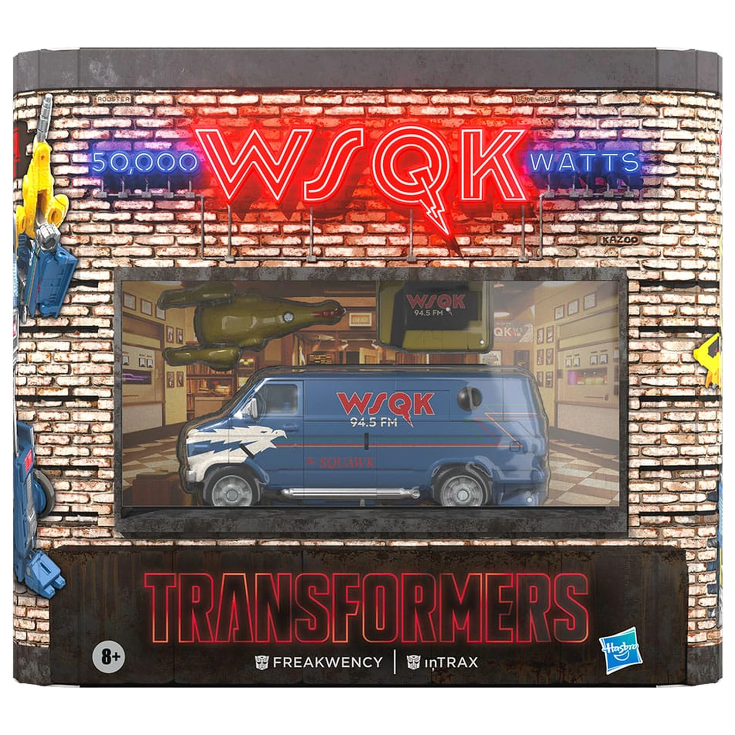 Stranger Things x Transformers akční figurka 2-balení Freakwency & 8-Trax 15 cm fotografii produktu