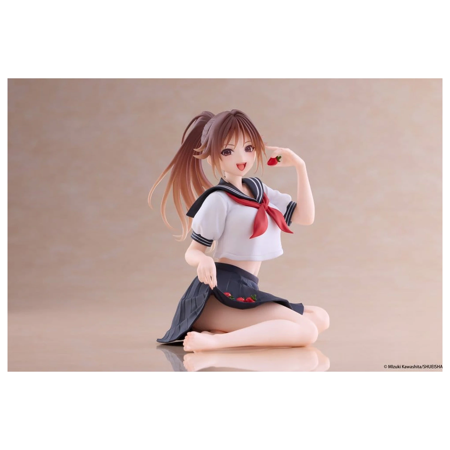 Strawberry 100% Desktop Cute PVC figurka Satsuki Kitaoji (School uniform Ver.) 18 cm fotografii produktu
