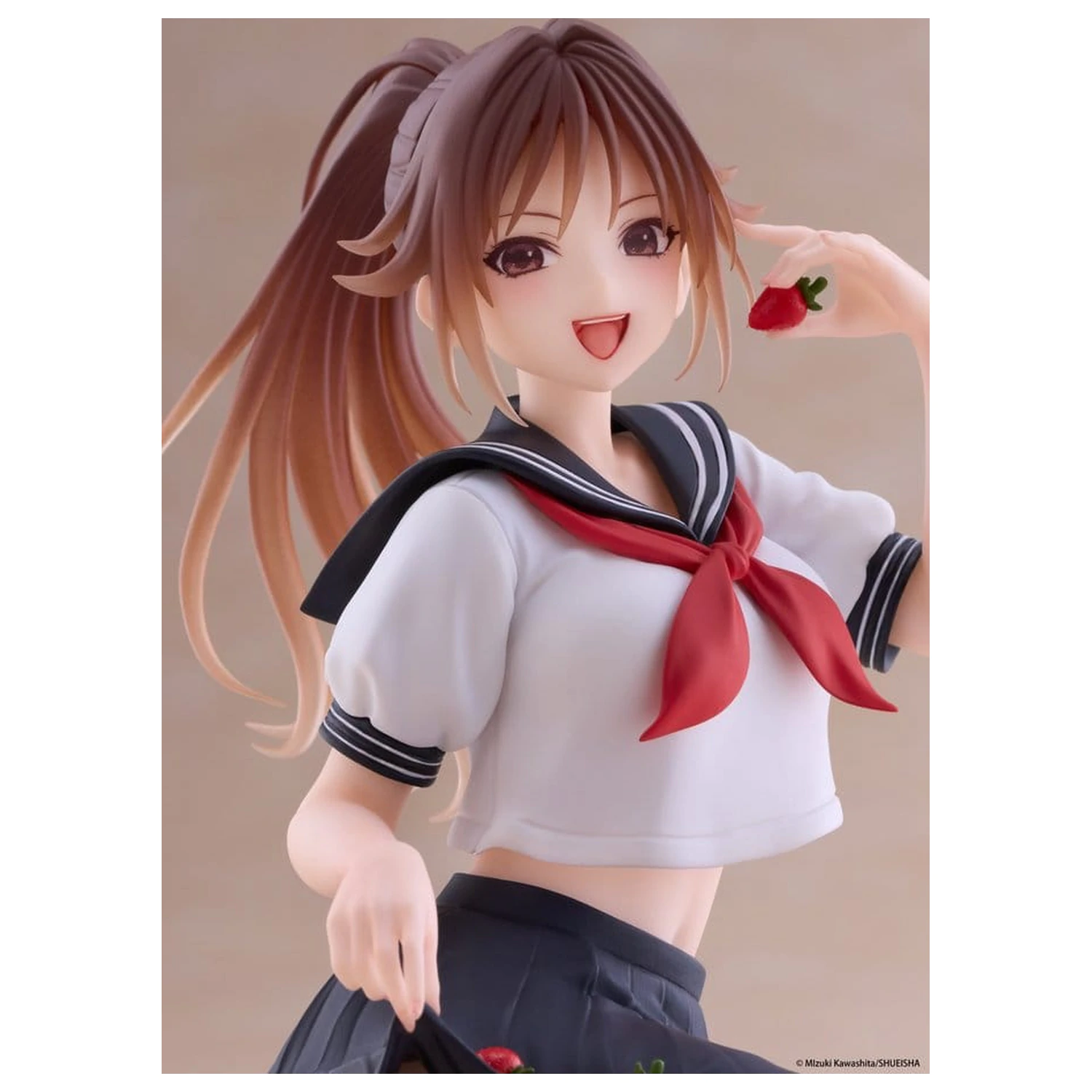 Strawberry 100% Desktop Cute PVC figurka Satsuki Kitaoji (School uniform Ver.) 18 cm fotografii produktu