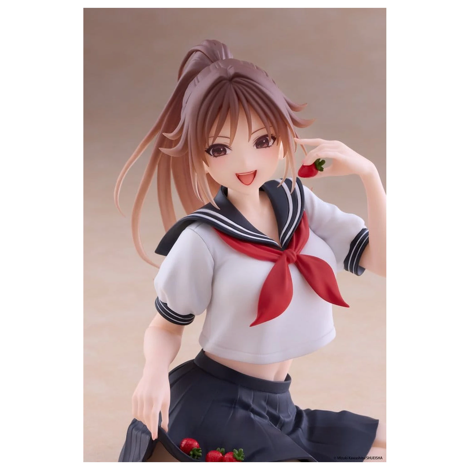 Strawberry 100% Desktop Cute PVC figurka Satsuki Kitaoji (School uniform Ver.) 18 cm fotografii produktu