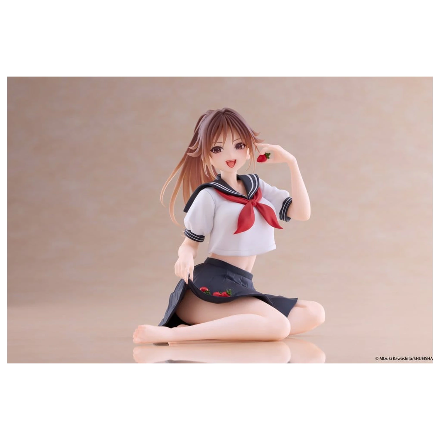 Strawberry 100% Desktop Cute PVC figurka Satsuki Kitaoji (School uniform Ver.) 18 cm fotografii produktu