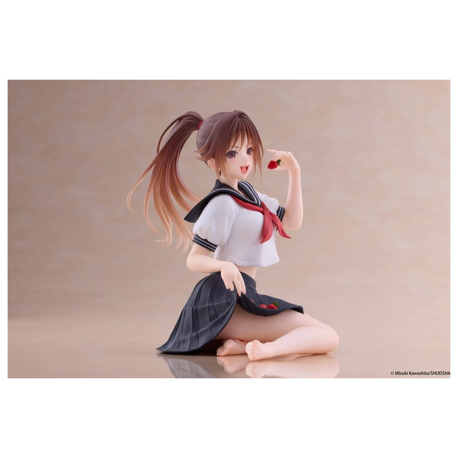 Strawberry 100% Desktop Cute PVC figurka Satsuki Kitaoji (School uniform Ver.) 18 cm fotografii produktu