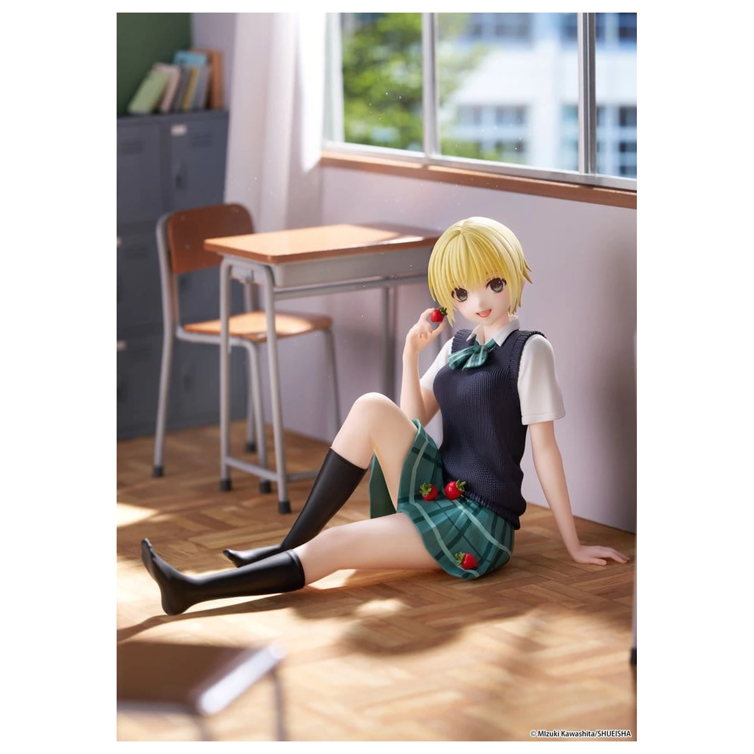 Strawberry 100% Desktop Cute PVC Figurka Tsukasa Nishino (School uniform Ver.) 13 cm fotografii produktu