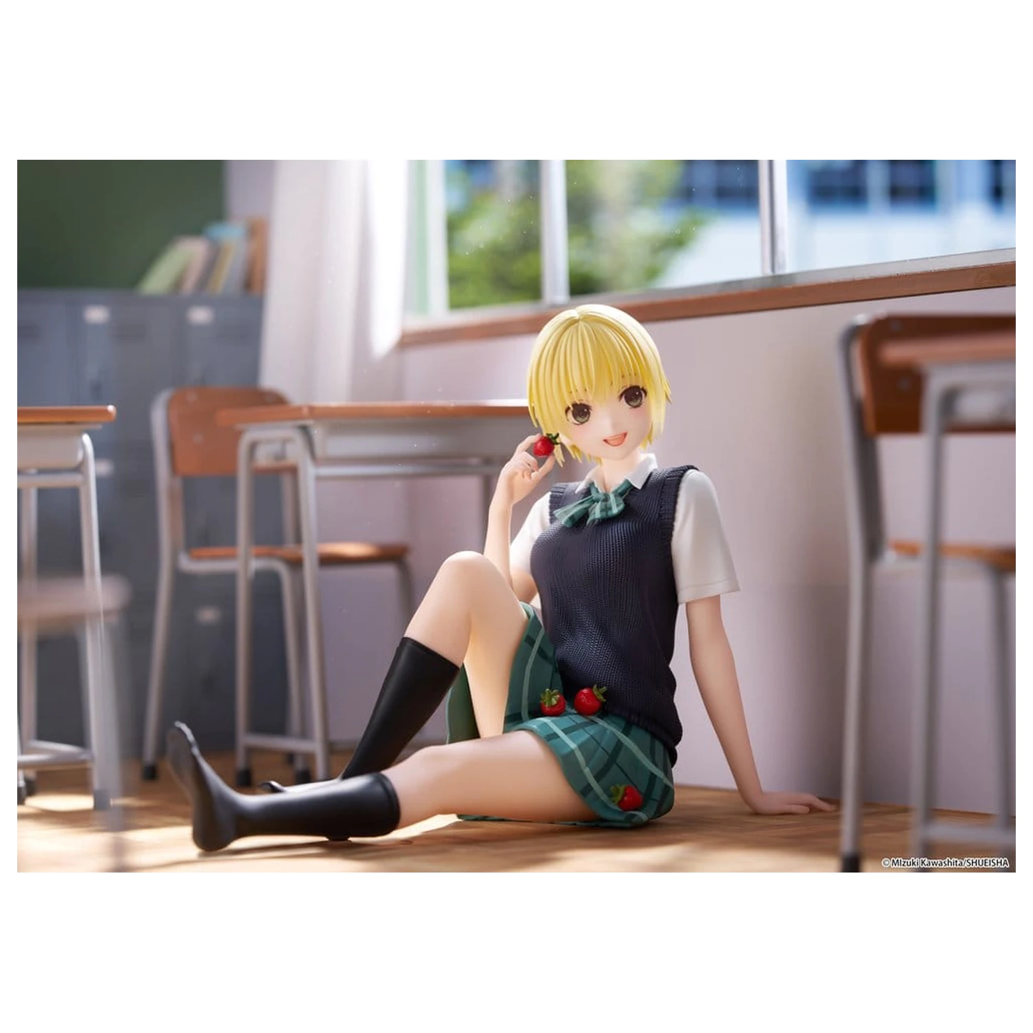 Strawberry 100% Desktop Cute PVC Figurka Tsukasa Nishino (School uniform Ver.) 13 cm fotografii produktu
