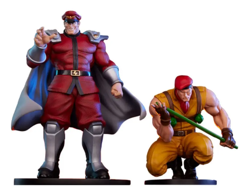 Street Fighter PVC Sochy 1/10 M. Bison &amp; Rolento 21 cm fotografii produktu