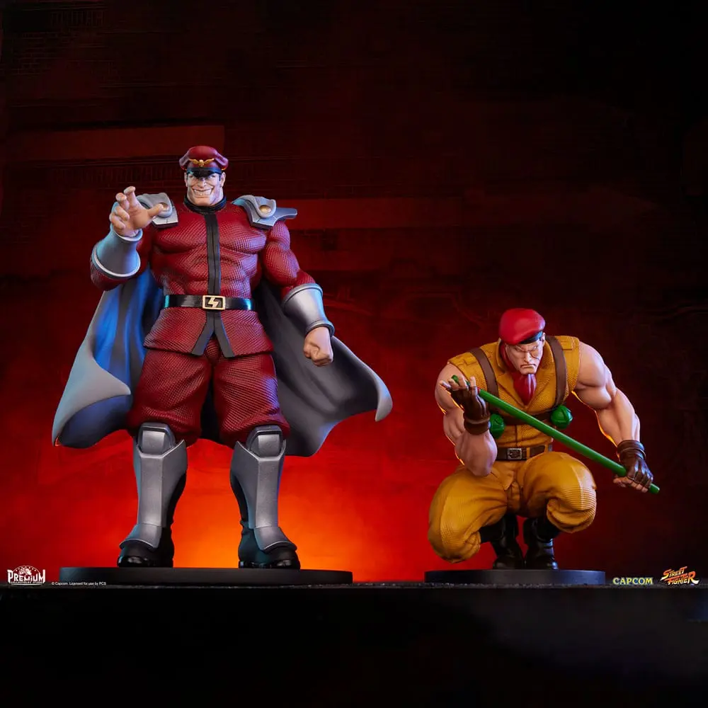 Street Fighter PVC Sochy 1/10 M. Bison &amp; Rolento 21 cm fotografii produktu