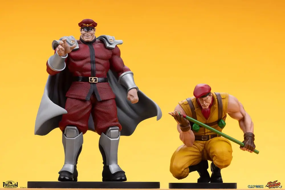 Street Fighter PVC Sochy 1/10 M. Bison &amp; Rolento 21 cm fotografii produktu