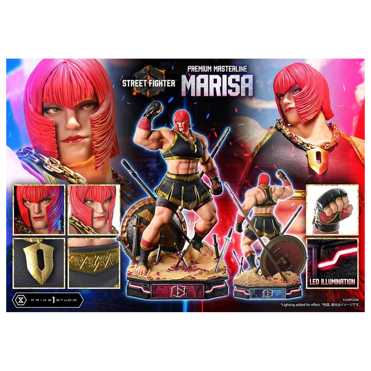 Street Fighter 6 Premium Masterline Series Socha 1/4 Marisa 70 cm fotografii produktu